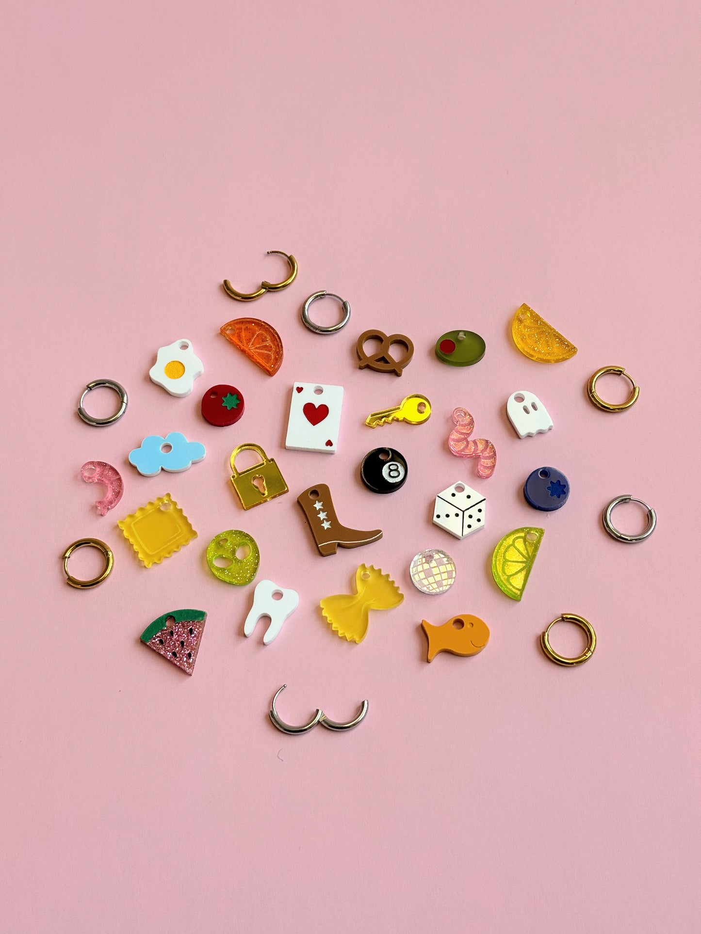 Goldfish Charm Earrings