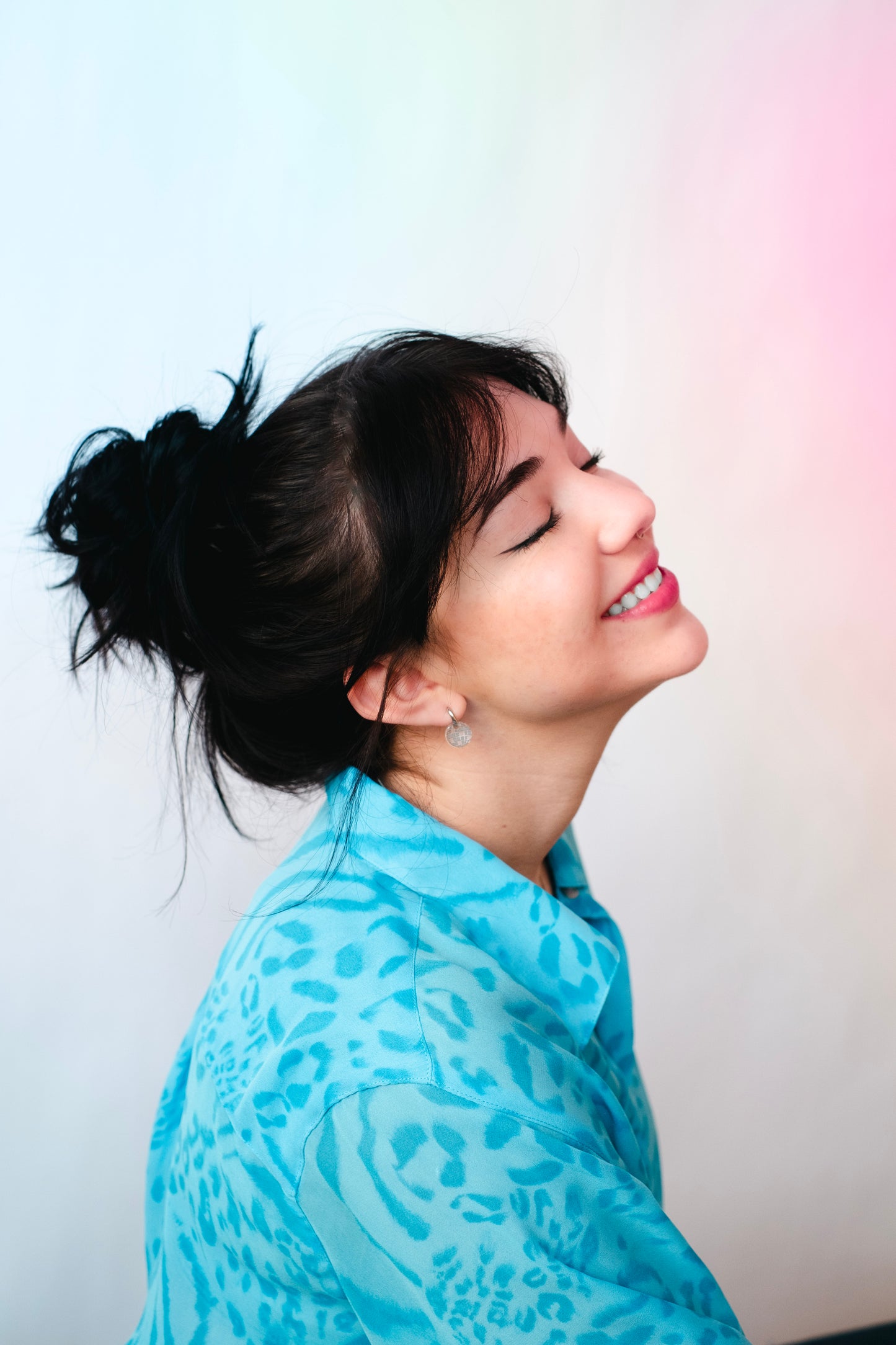 Mini Mirrorball Charm Earrings