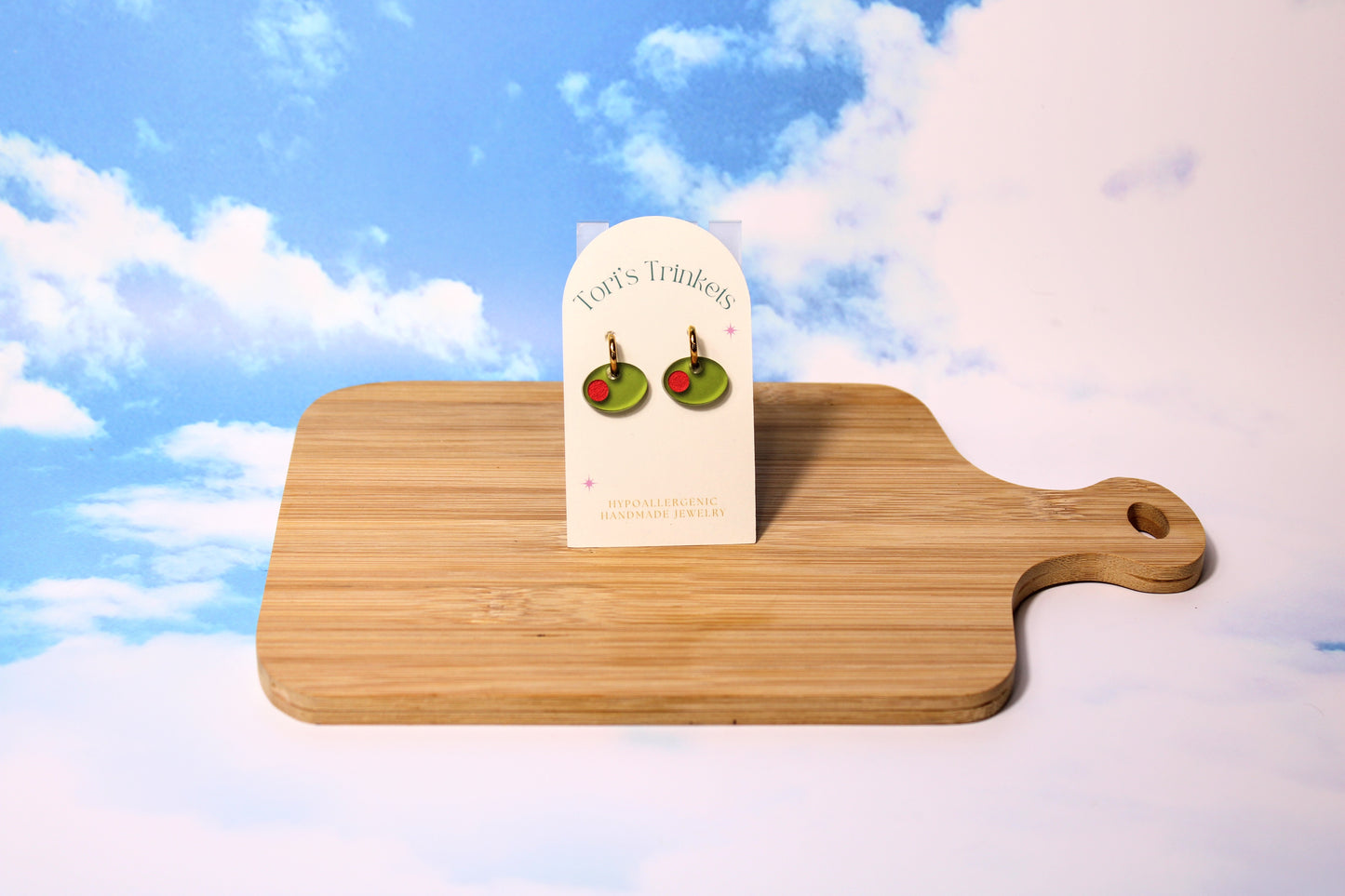 Olive U Charm Earrings