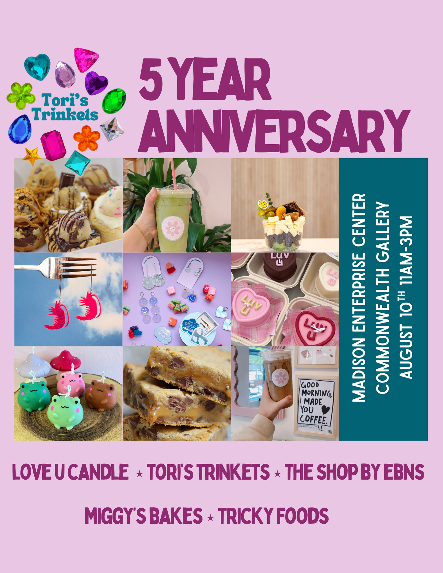 Necklace Workshop @ Tori’s Trinkets 5 Year Anniversary