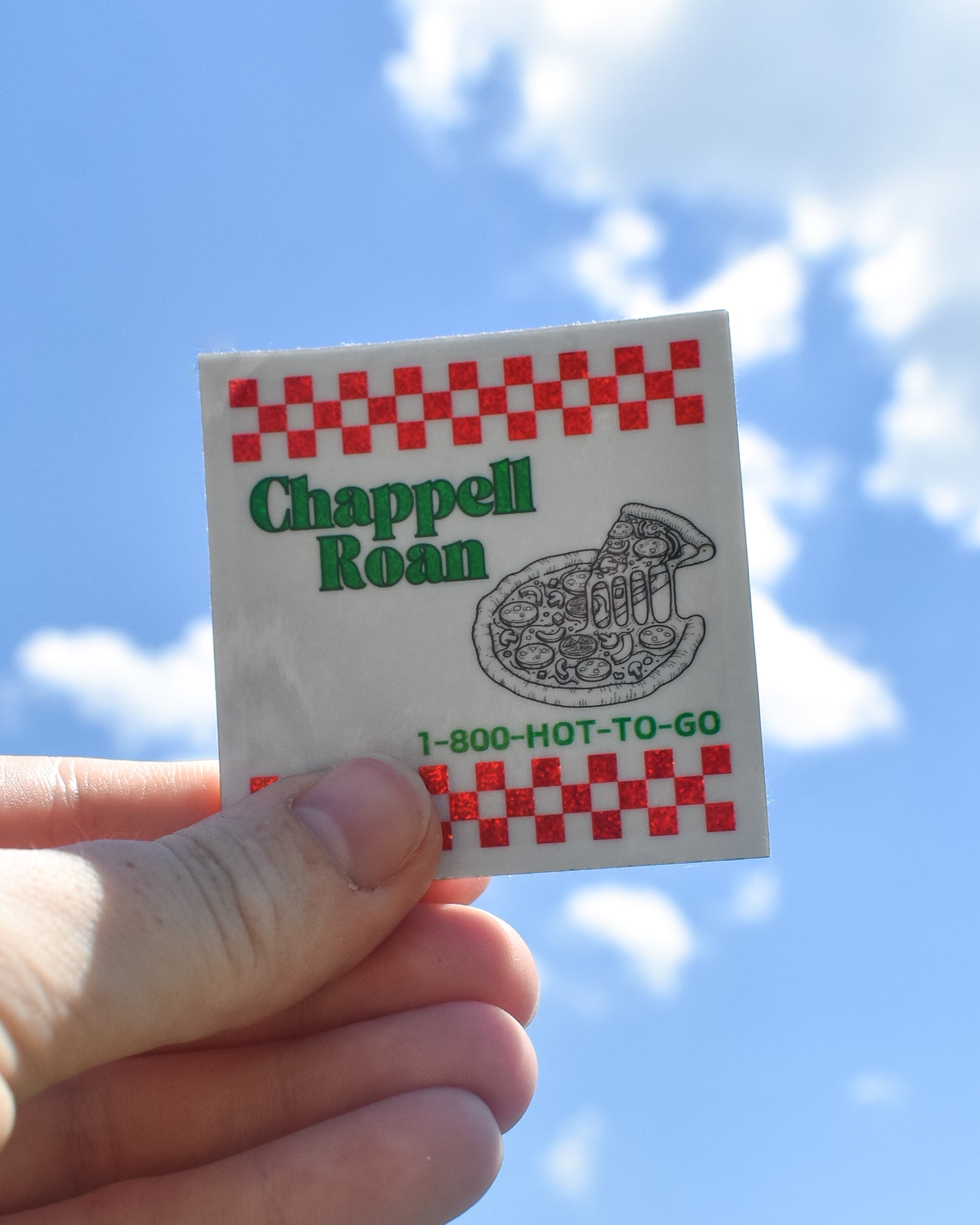 1-800-Hot-To-Go Sticker