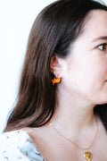 Goldfish Charm Earrings