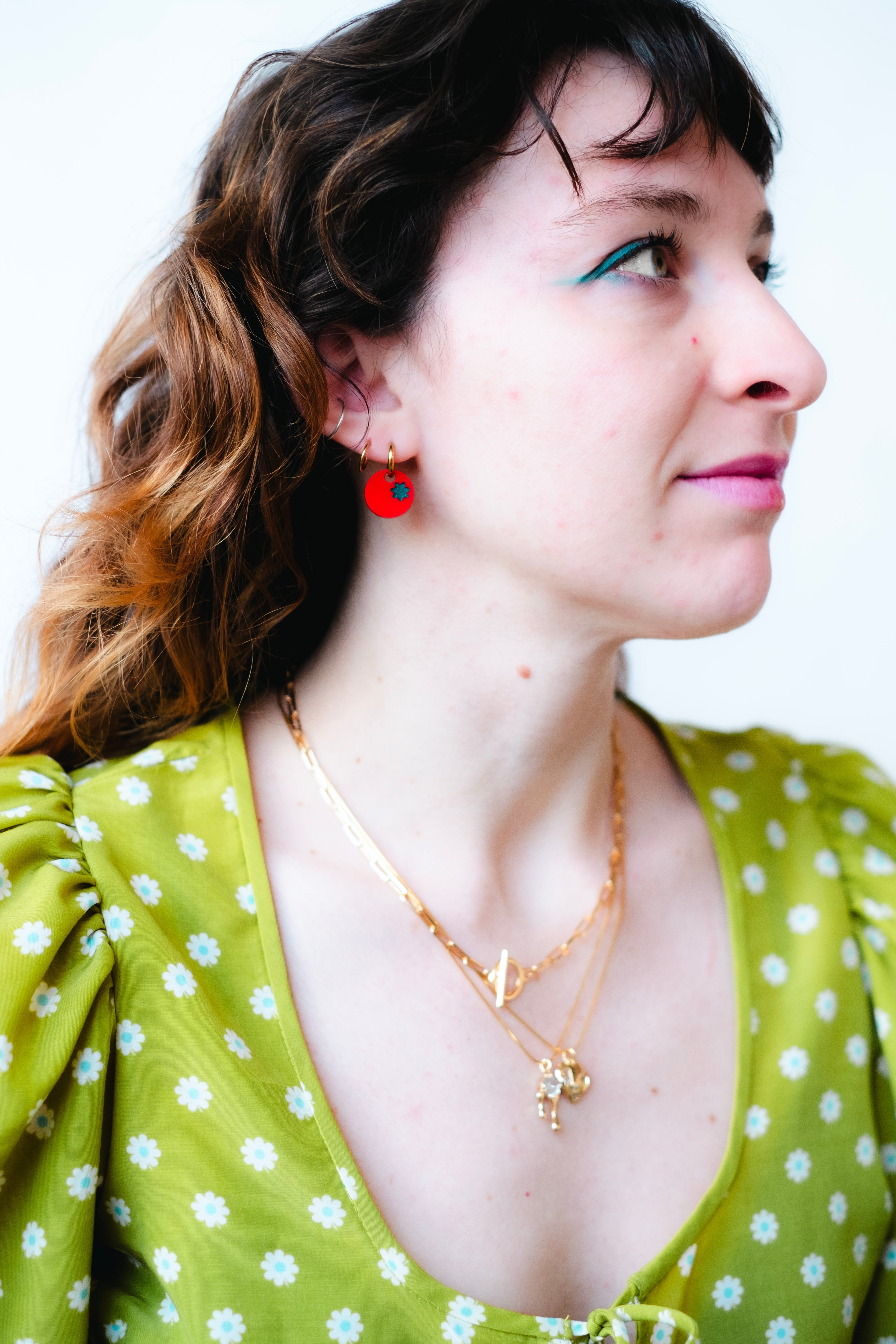 Tomato Charm Earrings