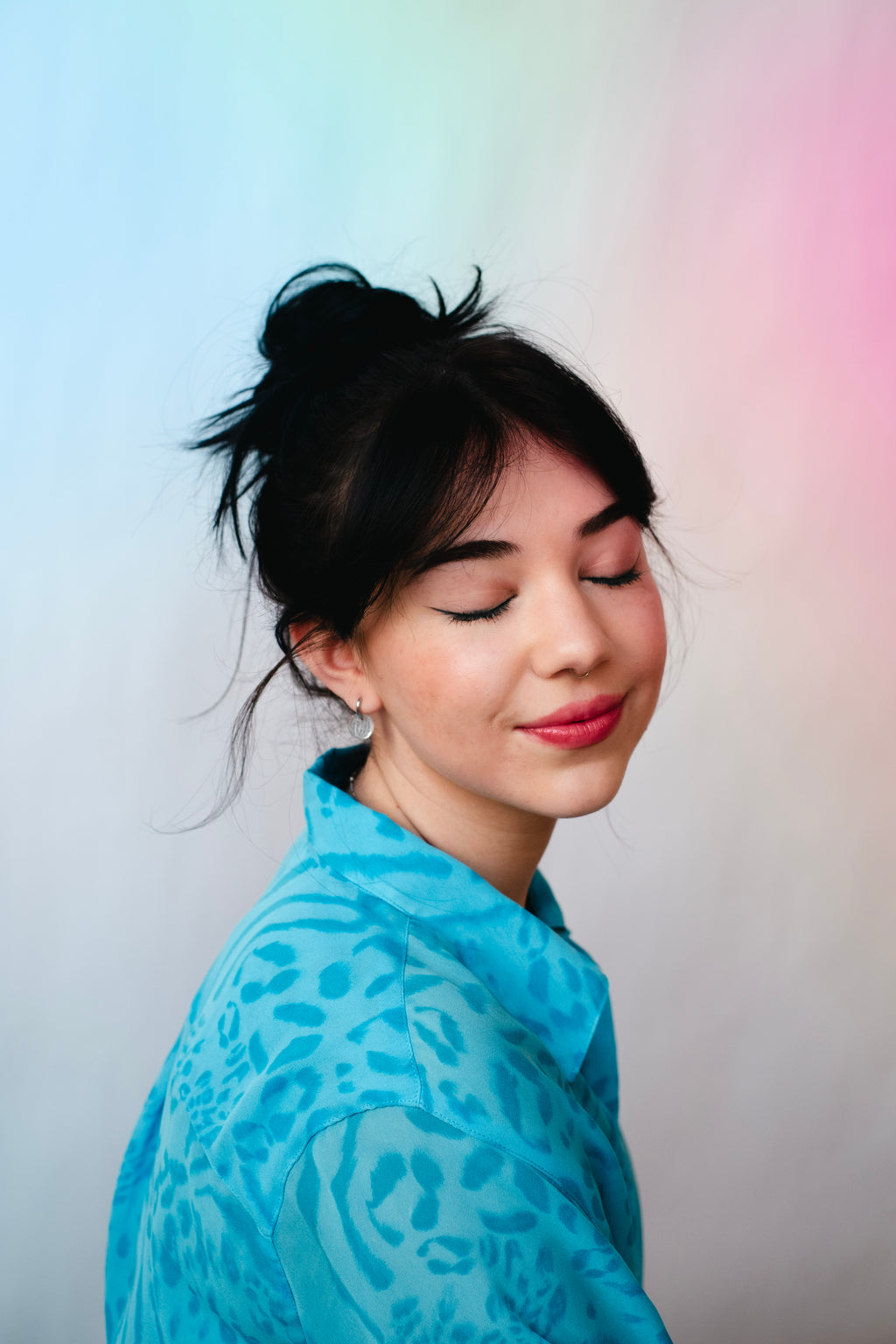 Mini Mirrorball Charm Earrings