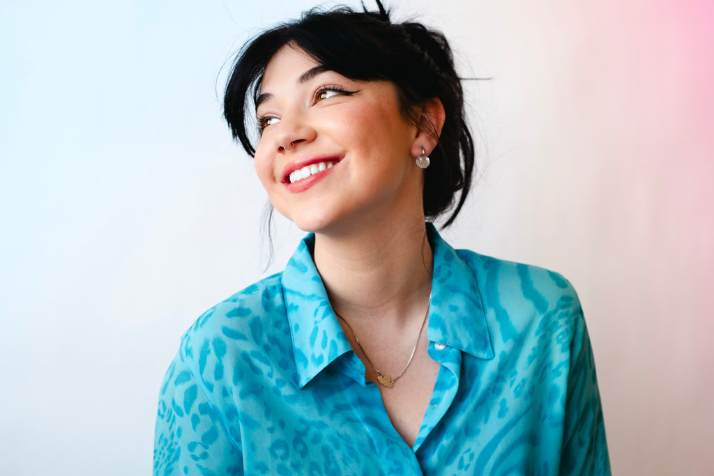 Mini Mirrorball Charm Earrings