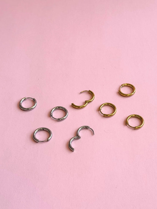 Charm Hoop Earrings