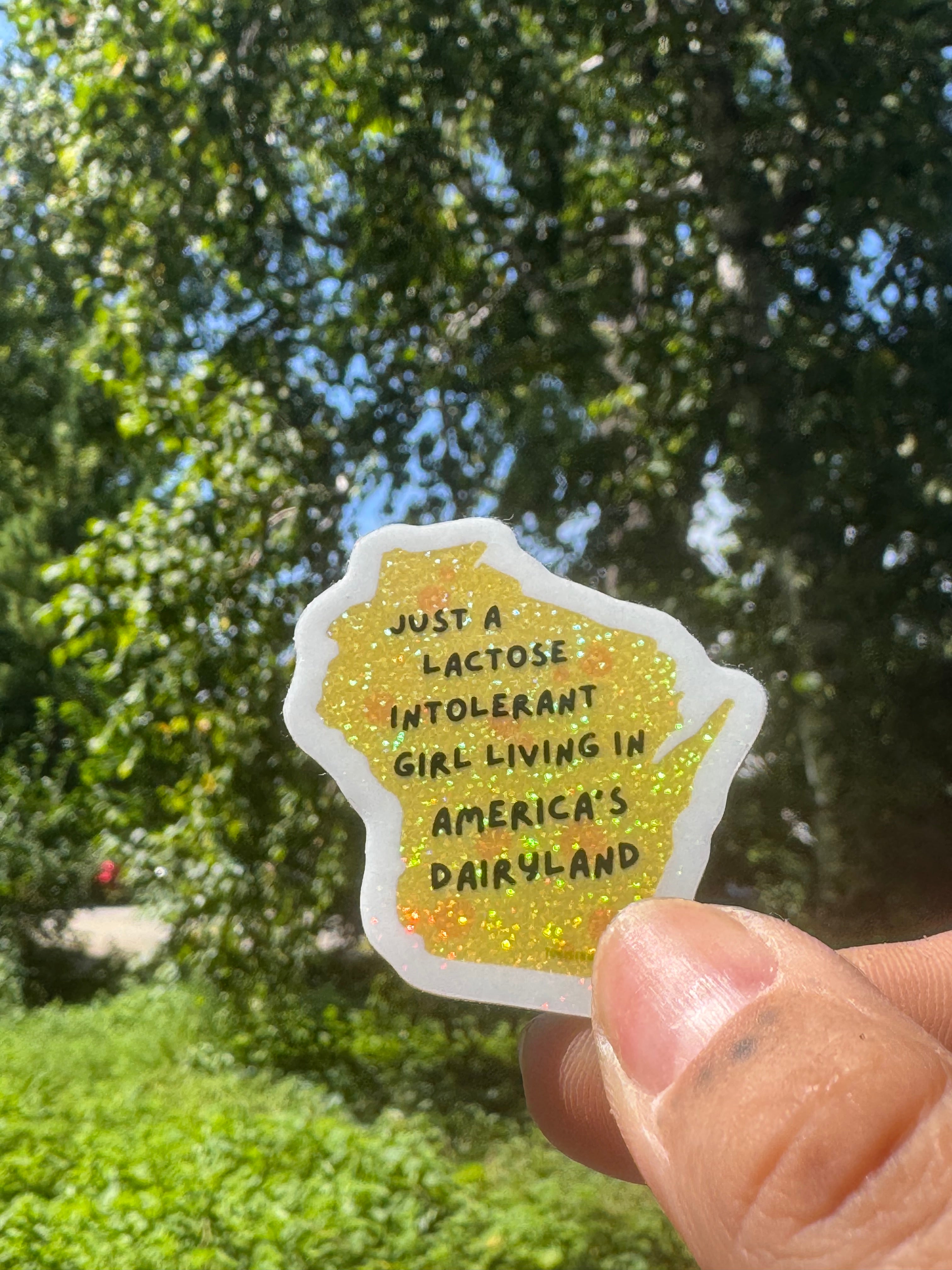 Lactose Intolerant 🧀 Sticker