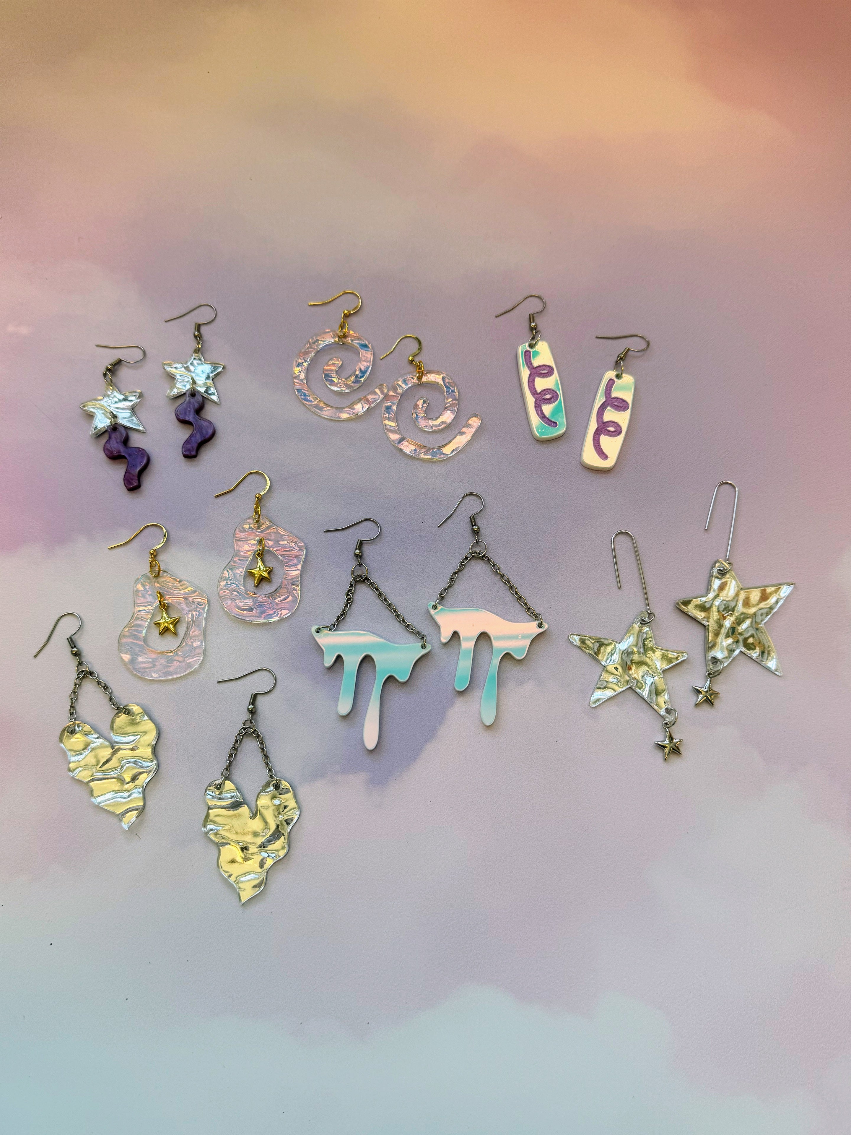 Intergalactic Goop Collection: Goopy Swirls Earrings