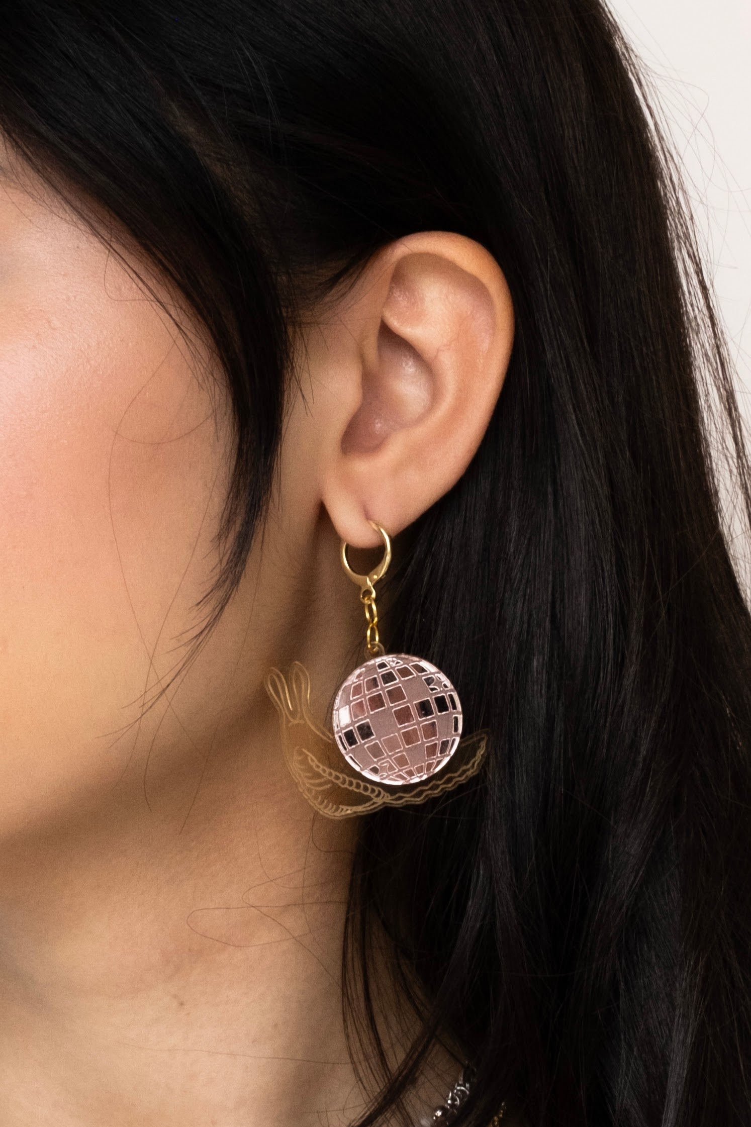 Disco Snail Earrings