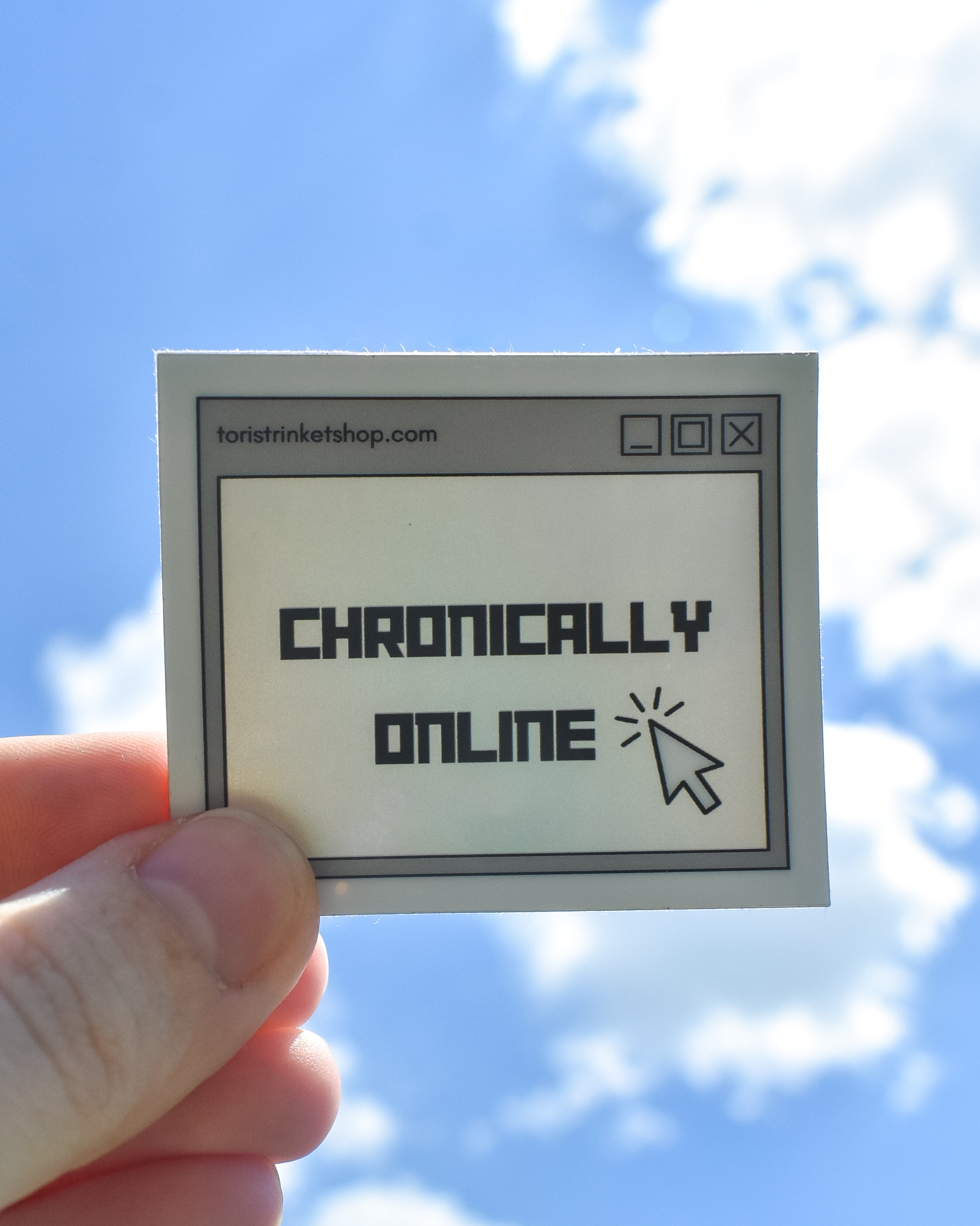 Chronically Online Sticker