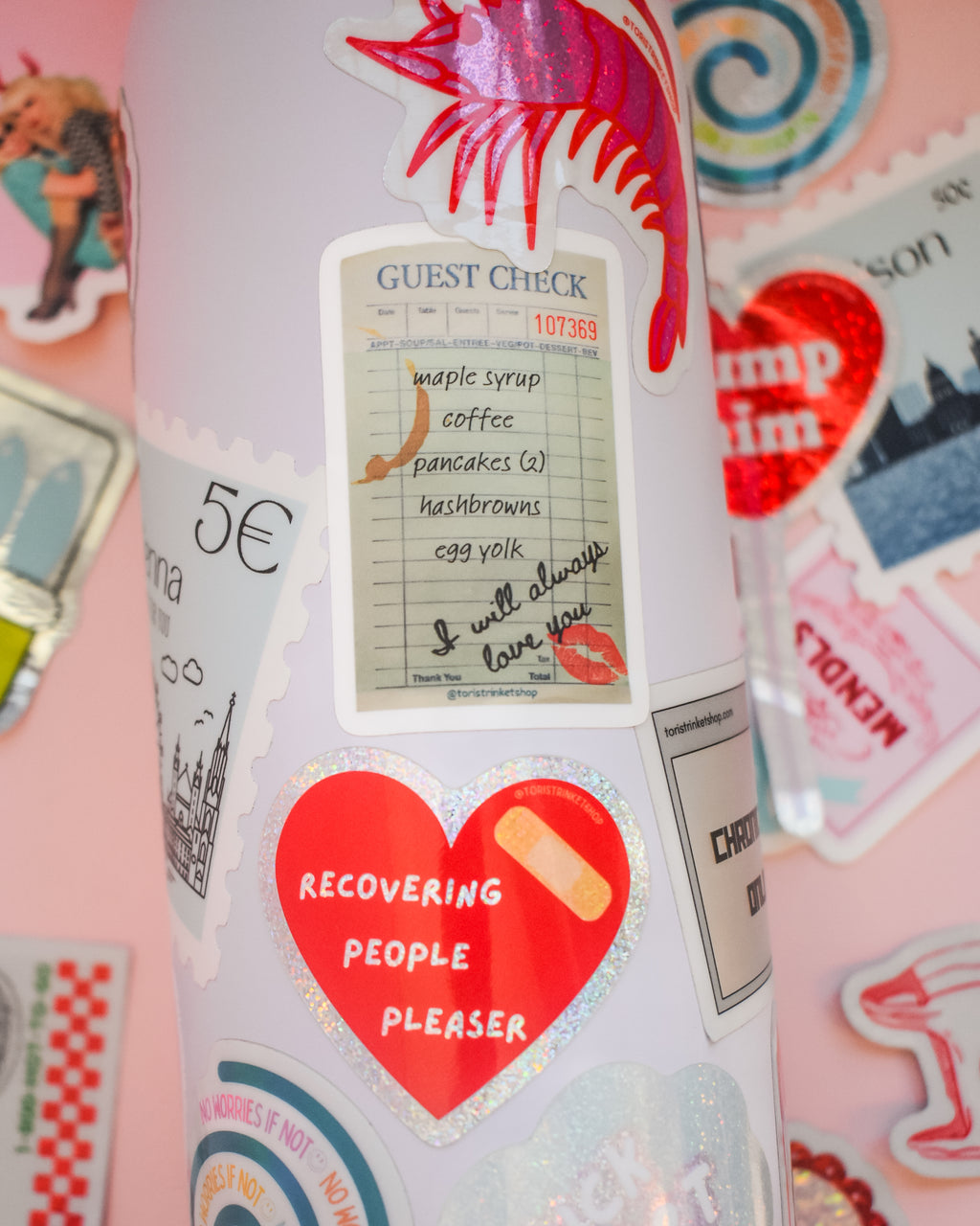 Please Geuster Sticker Guest Check Sticker – Tori's Trinkets