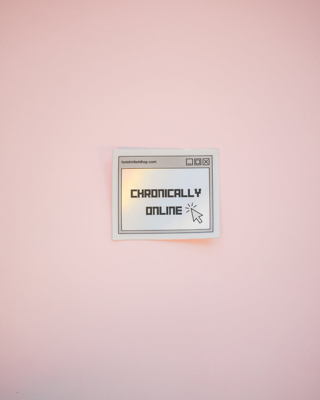 Chronically Online Sticker
