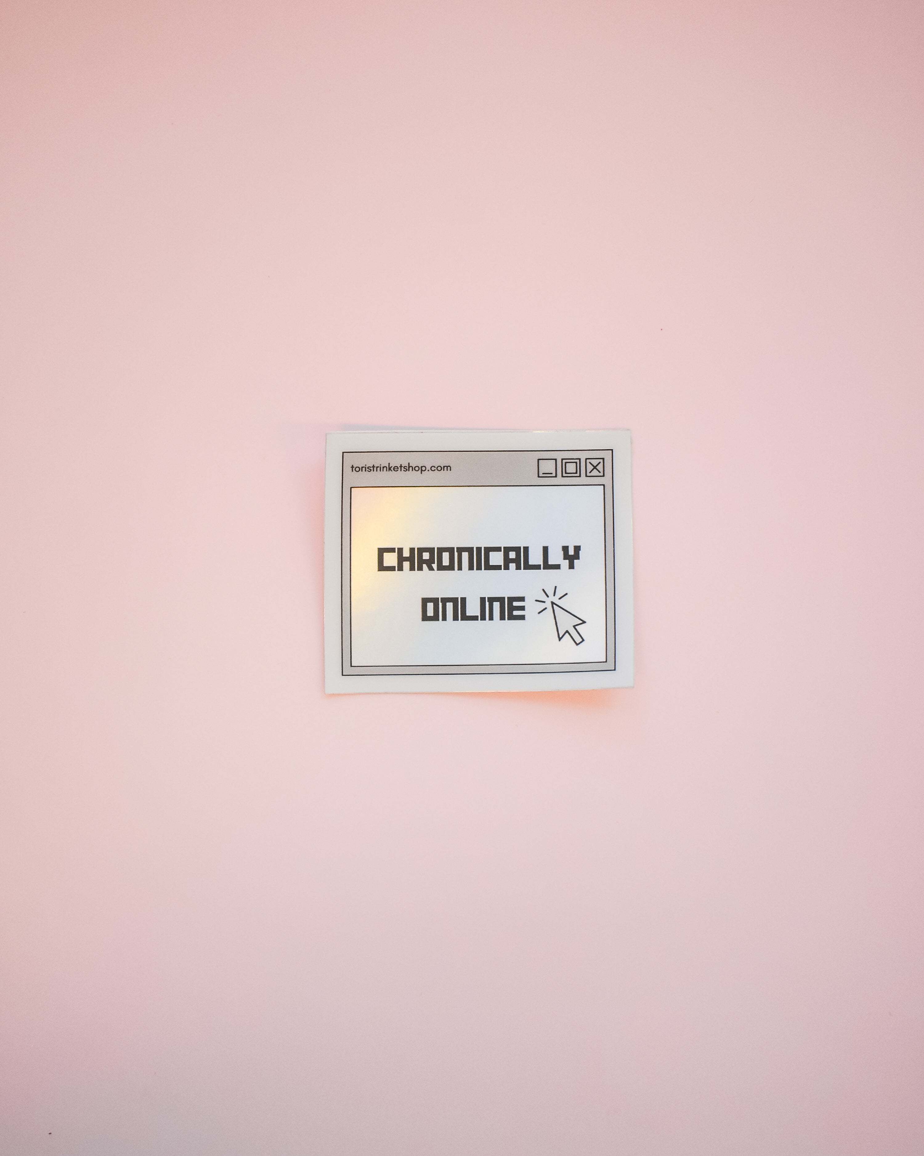 Chronically Online Sticker