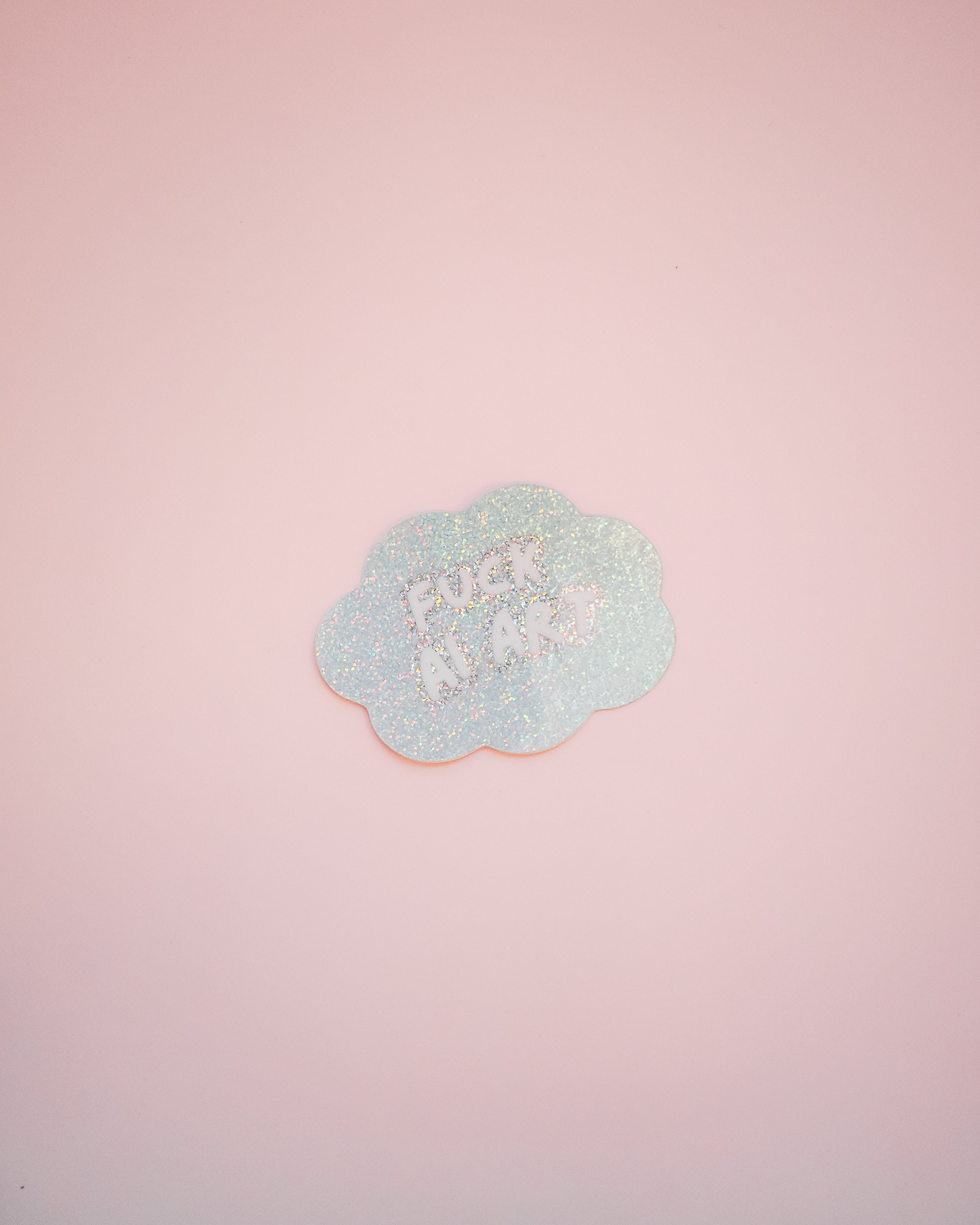 F*ck AI Art Sticker