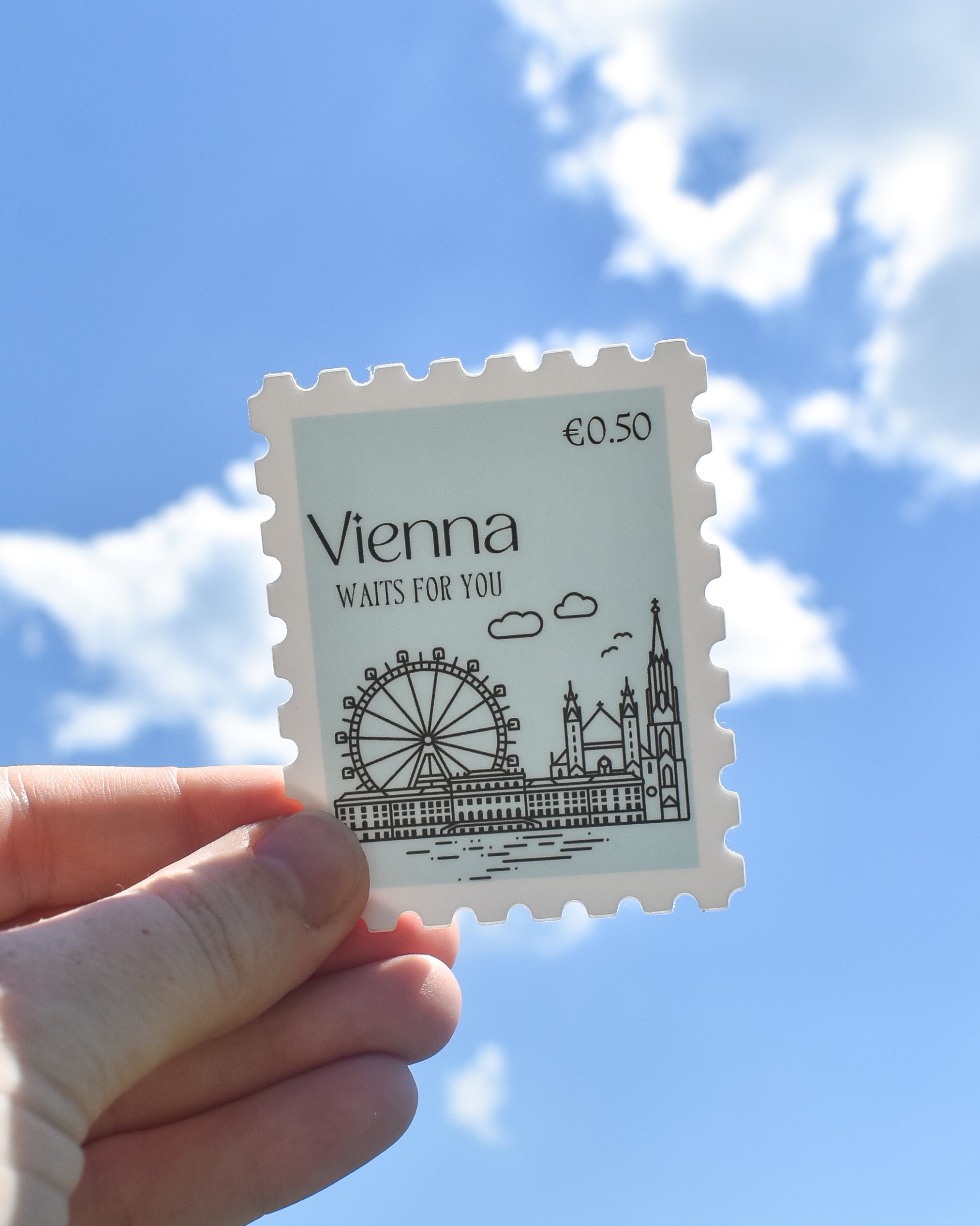 Sticker Wienna Vienna Stamp Sticker – Tori's Trinkets