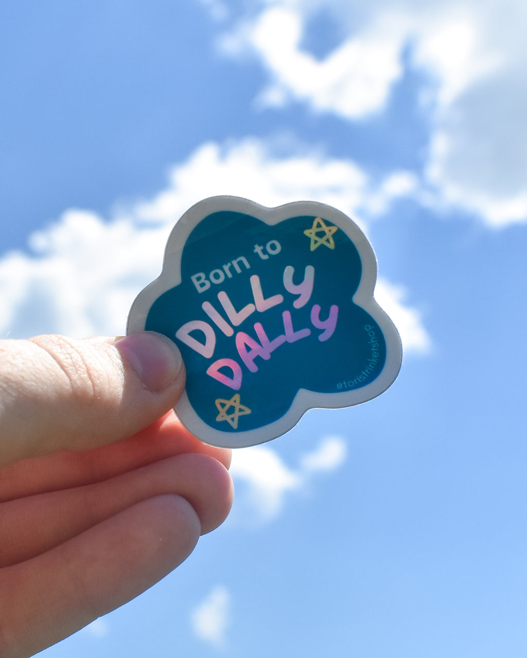 Dilly Dally Sticker