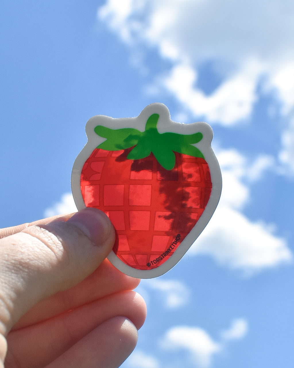 Disco Strawberry Sticker