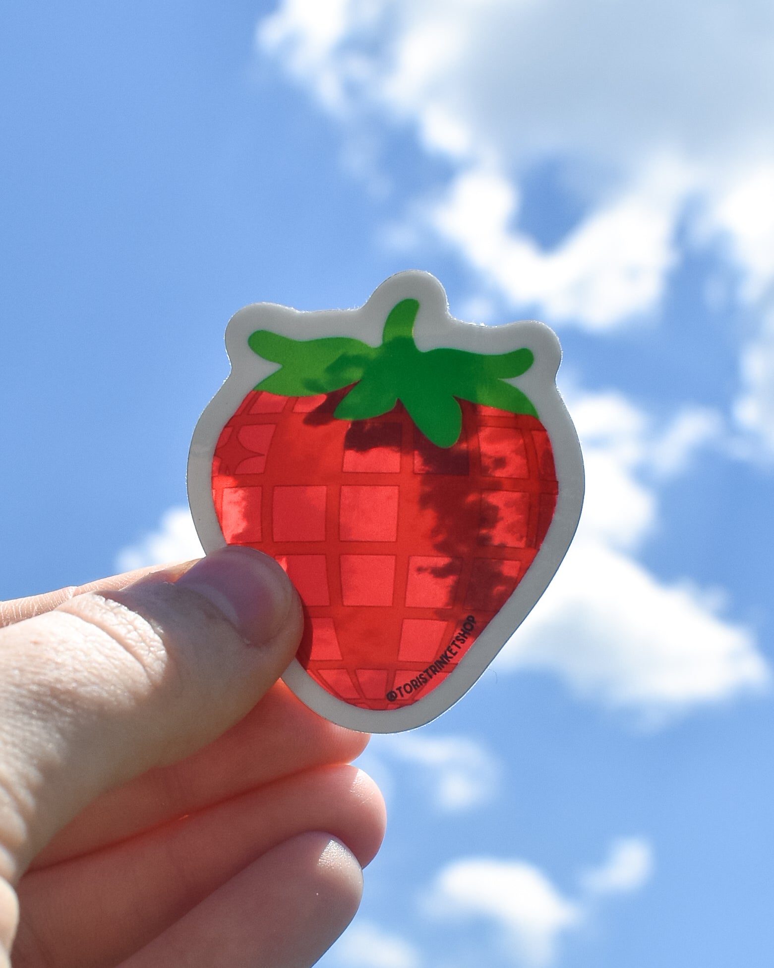 Disco Strawberry Sticker