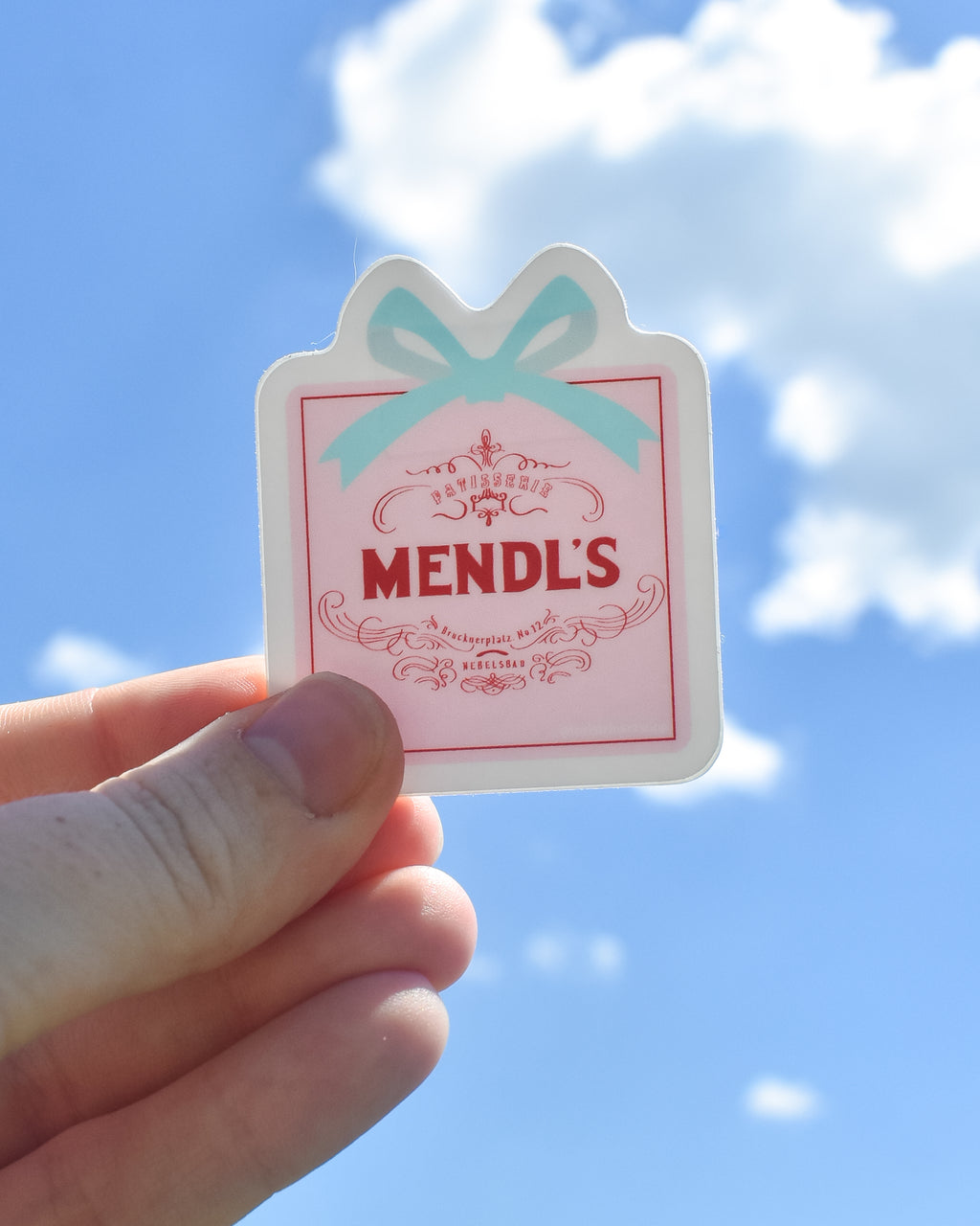 Mendl's Box Sticker