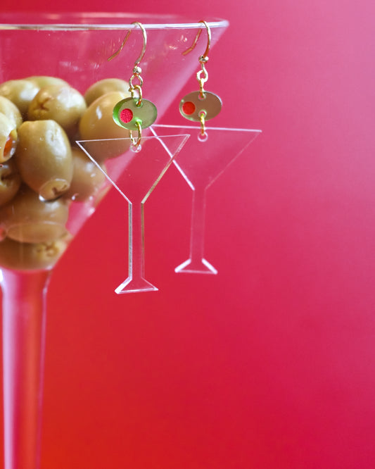 Martini Glass Earrings