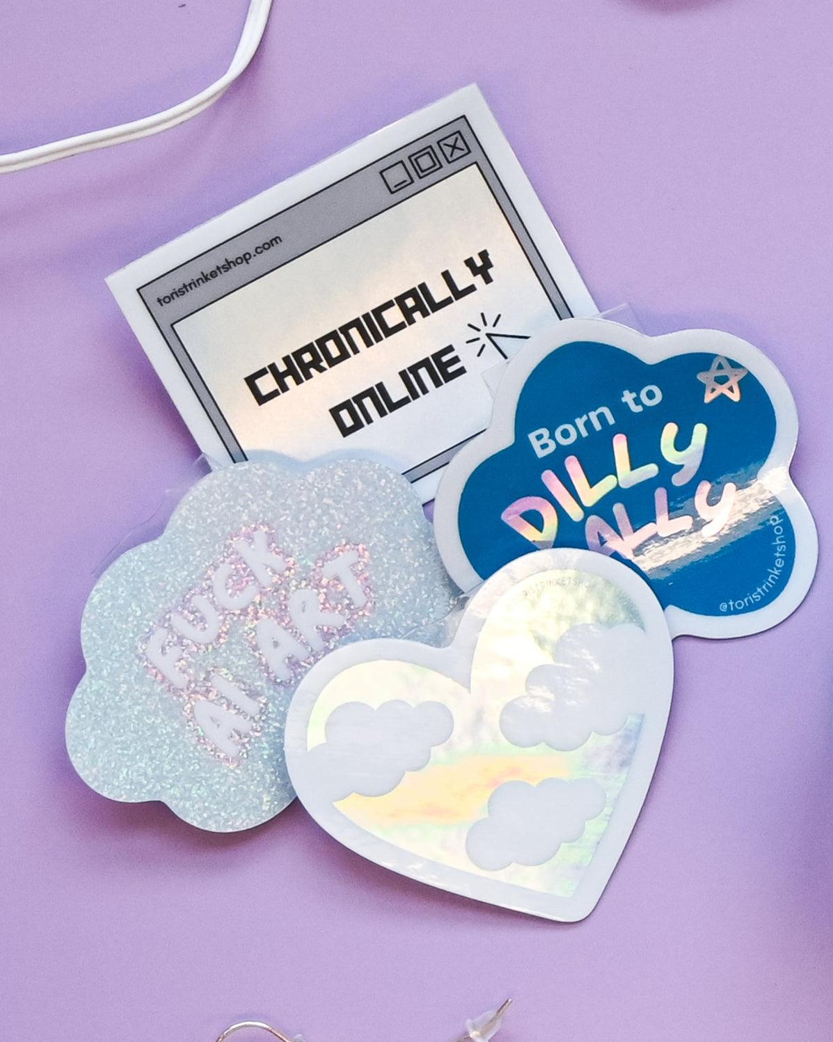 Chronically Online Sticker