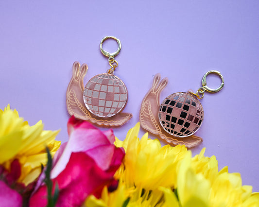 Disco Snail Earrings