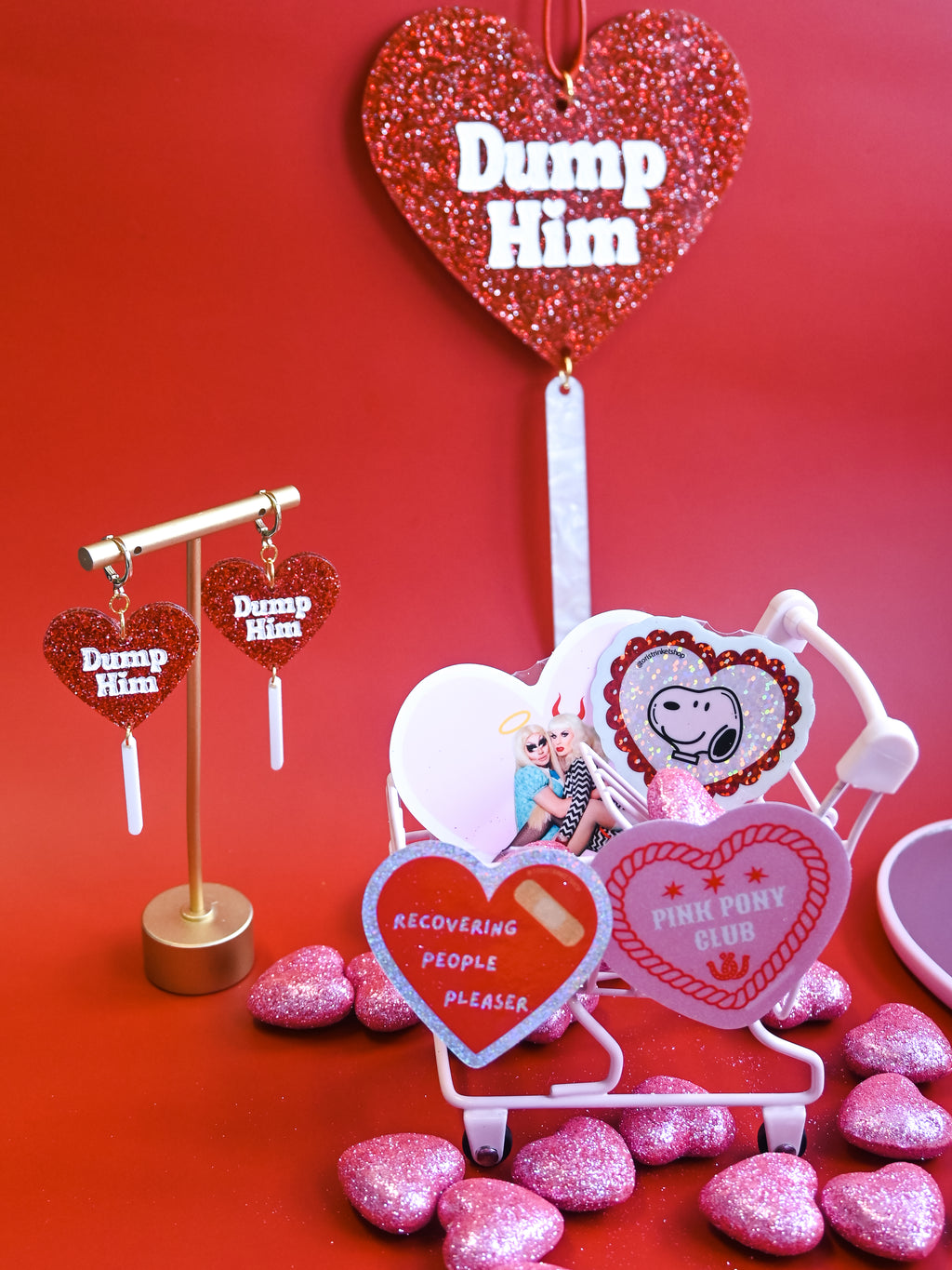 Dump Him Earrings