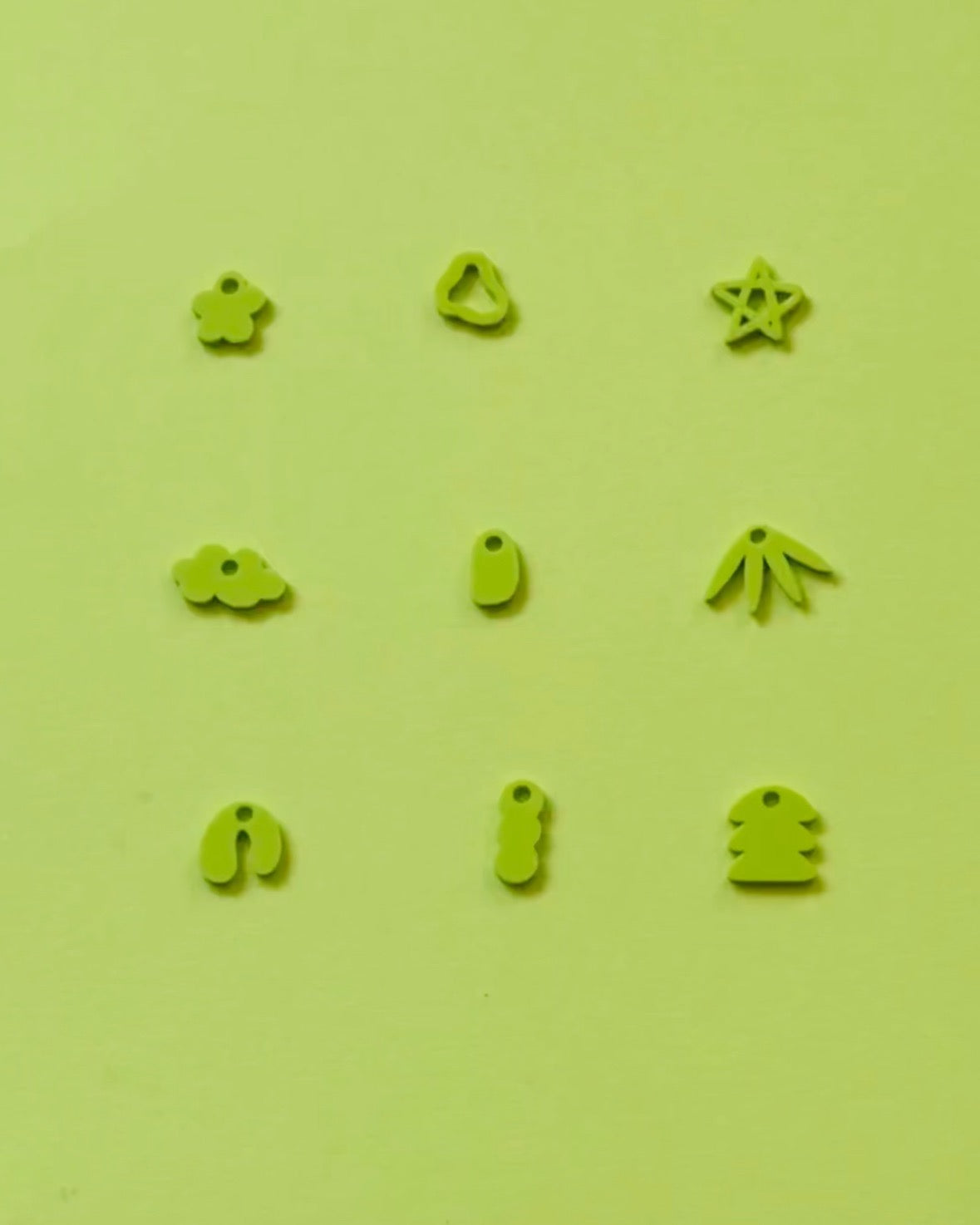 Green Abstract Charms