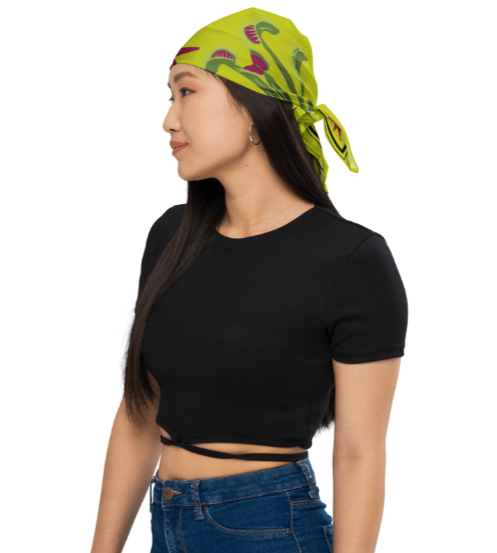 Venus Fly Trap Hair Scarf