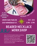 Beaded Necklace Workshop @ Union Hair Parlor